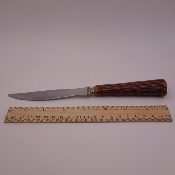 Set of Eight(8) Crown Sheffield Stainless C.S.C. Warranted Cutlery Steak Knives - Picture 11 of 11